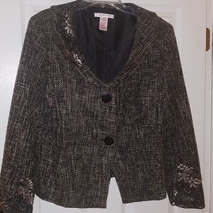 Black suit jacket